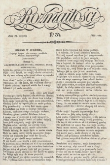 Rozmaitości : pismo dodatkowe do Gazety Lwowskiej. 1838, nr 34