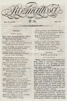 Rozmaitości : pismo dodatkowe do Gazety Lwowskiej. 1838, nr 50