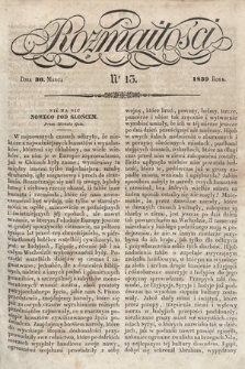 Rozmaitości : pismo dodatkowe do Gazety Lwowskiej. 1839, nr 13