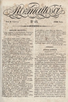 Rozmaitości : pismo dodatkowe do Gazety Lwowskiej. 1839, nr 23
