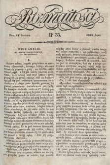 Rozmaitości : pismo dodatkowe do Gazety Lwowskiej. 1839, nr 33