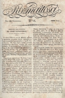 Rozmaitości : pismo dodatkowe do Gazety Lwowskiej. 1839, nr 41