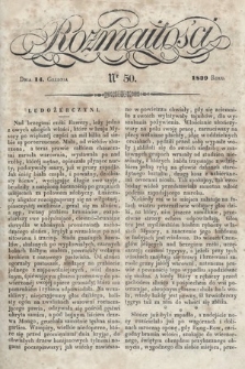 Rozmaitości : pismo dodatkowe do Gazety Lwowskiej. 1839, nr 50