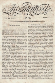 Rozmaitości : pismo dodatkowe do Gazety Lwowskiej. 1839, nr 52