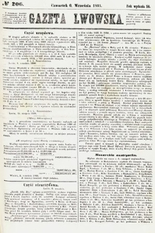 Gazeta Lwowska. 1866, nr 206