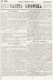 Gazeta Lwowska. 1866, nr 207