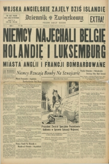 Dziennik Związkowy = Polish Daily Zgoda. R.33, No. 112 (10 maja 1940)