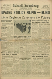 Dziennik Związkowy = Polish Daily Zgoda : an American daily in the Polish language – member of the United Press and Audit Bureau of Circulation. R.38, No. 29 (3 lutego 1945)