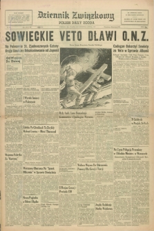 Dziennik Związkowy = Polish Daily Zgoda : an American daily in the Polish language – member of United Press and Audit Bureau of Circulations. R.40, No. 80 (4 kwietnia 1947)