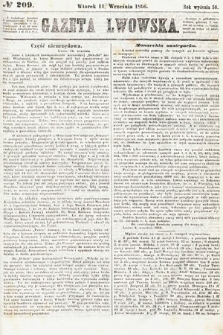 Gazeta Lwowska. 1866, nr 209