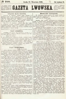 Gazeta Lwowska. 1866, nr 210