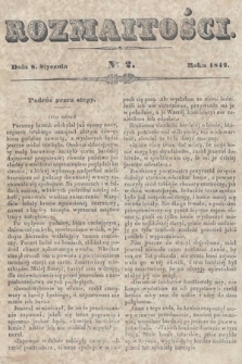 Rozmaitości : pismo dodatkowe do Gazety Lwowskiej. 1842, nr 2
