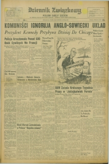Dziennik Związkowy = Polish Daily Zgoda : an American daily in the Polish language – member of United Press International. R.53 [!], No. 100 (28 kwietnia 1961)