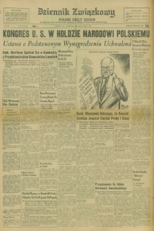 Dziennik Związkowy = Polish Daily Zgoda : an American daily in the Polish language – member of United Press International. R.53 [!], No. 105 (4 maja 1961)