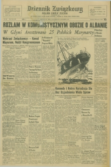 Dziennik Związkowy = Polish Daily Zgoda : an American daily in the Polish language – member of United Press International. R.53 [!], No. 263 (8 listopada 1961)