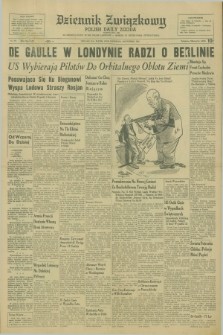 Dziennik Związkowy = Polish Daily Zgoda : an American daily in the Polish language – member of United Press International. R.53 [!], No. 276 (24 listopada 1961)