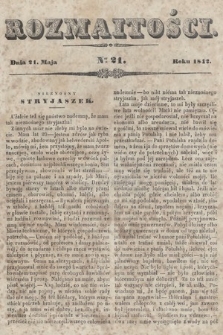 Rozmaitości : pismo dodatkowe do Gazety Lwowskiej. 1842, nr 21