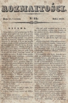 Rozmaitości : pismo dodatkowe do Gazety Lwowskiej. 1842, nr 25