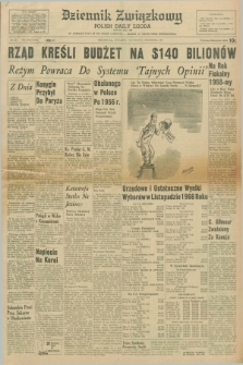 Dziennik Związkowy = Polish Daily Zgoda : an American daily in the Polish language – member of United Press International. R.58, No. 282 (1 grudnia 1966)