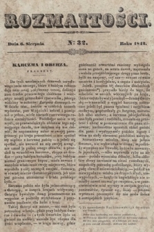 Rozmaitości : pismo dodatkowe do Gazety Lwowskiej. 1842, nr 32