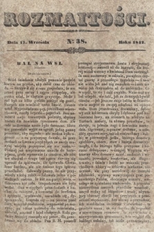 Rozmaitości : pismo dodatkowe do Gazety Lwowskiej. 1842, nr 38