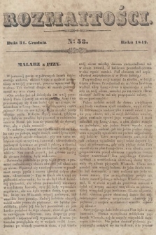 Rozmaitości : pismo dodatkowe do Gazety Lwowskiej. 1842, nr 53