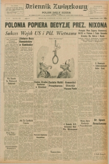 Dziennik Związkowy = Polish Daily Zgoda : an American daily in the Polish language – member of United Press International. R.62, No. 105 (4 maja 1970)