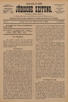 Krakauer Jüdische Zeitung. 1899, nr 2