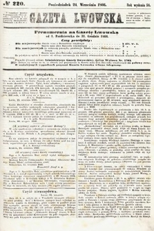 Gazeta Lwowska. 1866, nr 220