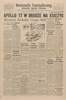 Dziennik Związkowy = Polish Daily Zgoda : an American daily in the Polish language – member of United Press International. R.64, No. 287 (7 grudnia 1972) + dod.