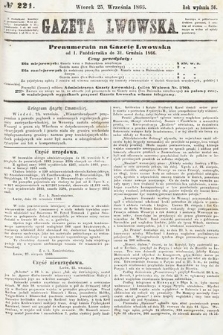 Gazeta Lwowska. 1866, nr 221
