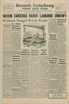 Dziennik Związkowy = Polish Daily Zgoda : an American daily in the Polish language – member of United Press International. R.65, No. 106 (4 maja 1973)