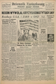 Dziennik Związkowy = Polish Daily Zgoda : an American daily in the Polish language – member of United Press International. R.65, No. 249 (22 października 1973)