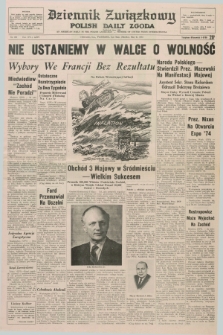 Dziennik Związkowy = Polish Daily Zgoda : an American daily in the Polish language – member of United Press International. R.66, No. 106 (6 maja 1974)