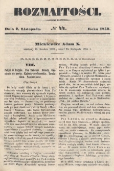 Rozmaitości : pismo dodatkowe do Gazety Lwowskiej. 1859, nr 44