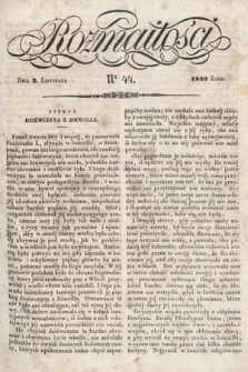 Rozmaitości : pismo dodatkowe do Gazety Lwowskiej. 1839, nr 44