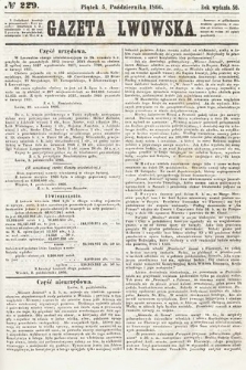 Gazeta Lwowska. 1866, nr 229