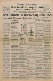 Dziennik Związkowy = Polish Daily Zgoda : an American daily in the Polish language – member of United Press International. R.71, No. 232 (23 i 24 listopada 1979) - wydanie weekendowe