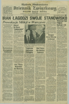 Dziennik Związkowy = Polish Daily Zgoda : an American daily in the Polish language – member of United Press International. R.73 [!], No. 230 (21 i 22 listopada 1980) - wydanie weekendowe