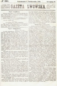 Gazeta Lwowska. 1866, nr 231