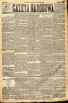 Gazeta Narodowa. 1882, nr 13