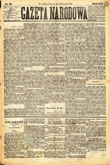 Gazeta Narodowa. 1882, nr 21
