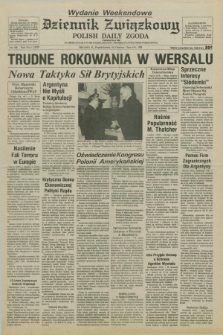 Dziennik Związkowy = Polish Daily Zgoda : an American daily in the Polish language – member of United Press International. R.75, No. 108 (4 i 5 czerwca 1982)