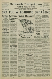 Dziennik Związkowy = Polish Daily Zgoda : an American daily in the Polish language – member of United Press International. R.75, No. 114 (14 czerwca 1982)