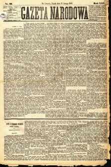 Gazeta Narodowa. 1882, nr 33
