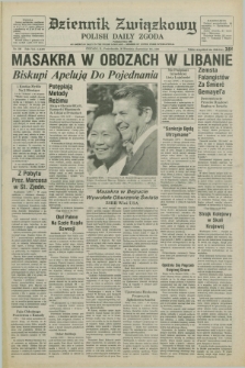 Dziennik Związkowy = Polish Daily Zgoda : an American daily in the Polish language – member of United Press International. R.75, No. 180 (20 września 1982)