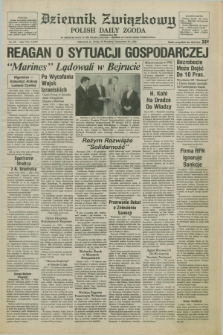 Dziennik Związkowy = Polish Daily Zgoda : an American daily in the Polish language – member of United Press International. R.75, No. 187 (29 września 1982)