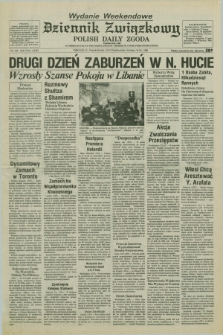 Dziennik Związkowy = Polish Daily Zgoda : an American daily in the Polish language – member of United Press International. R.75, No. 199 (15 i 16 pażdziernika 1982)