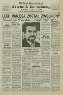 Dziennik Związkowy = Polish Daily Zgoda : an American daily in the Polish language – member of United Press International. R.75, No. 219 (12 i 13 listopada 1982)