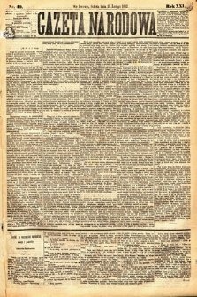 Gazeta Narodowa. 1882, nr 40